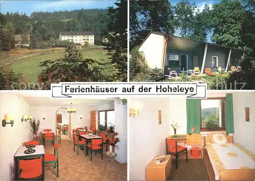 Hoheleye Ferienhaeuser Auf der Hoheleye  Kat. Winterberg