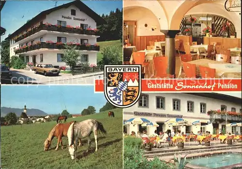 Bad Endorf Gaststaette Pension Sonnenhof  Kat. Bad Endorf