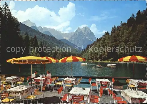 Garmisch Partenkirchen Cafe Restaurant Riessersee  Kat. Garmisch Partenkirchen