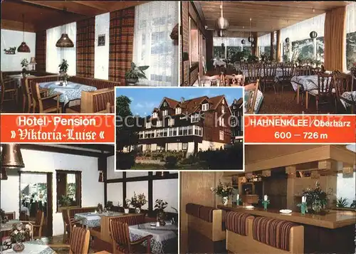 Hahnenklee Bockswiese Harz Hotel Pension Viktoria Luise Kat. Goslar