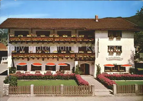 Oberammergau Hotel Pension Cafe Schilcherhof  Kat. Oberammergau