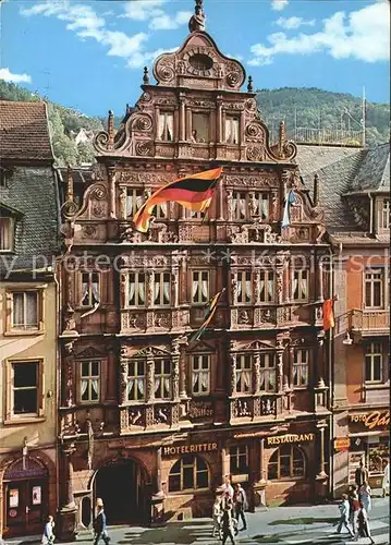 Heidelberg Neckar Hotel Restaurant Zum Ritter  Kat. Heidelberg