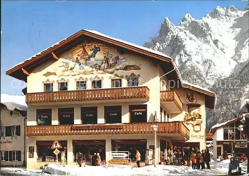 Mittenwald Bayern Geschenkhaus Neuner Cafe Bar Alt Mittenwald  Kat. Mittenwald