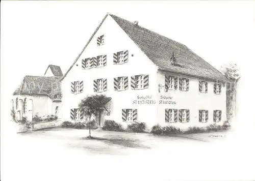 Maienfeld Landgasthof St Luzisteig  Kat. Maienfeld