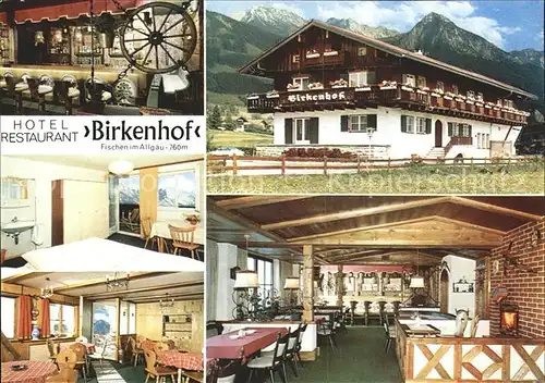 Fischen Allgaeu Hotel Restaurant Birkenhof  Kat. Fischen i.Allgaeu