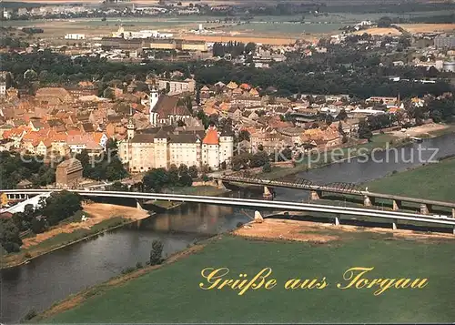 Torgau Elbebruecke Kat. Torgau