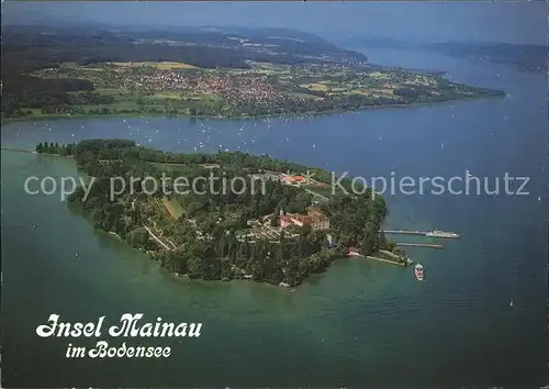 Insel Mainau Fliegeraufnahme Kat. Konstanz Bodensee