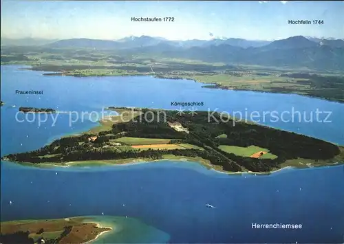 Herrenchiemsee Prunkschloss Herrenchiemsee  Kat. Chiemsee