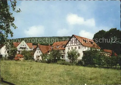 Glashuette Lippe Kneipp Kurhotel Zur Herlingsburg Kat. Schieder Schwalenberg