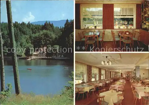 Bad Saeckingen Bergsee Cafe Restaurant  Kat. Bad Saeckingen