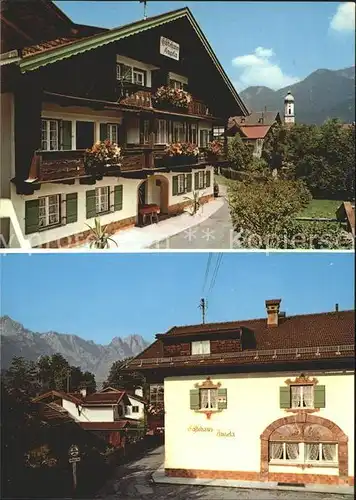 Garmisch Partenkirchen Gaestehaus Angela  Kat. Garmisch Partenkirchen