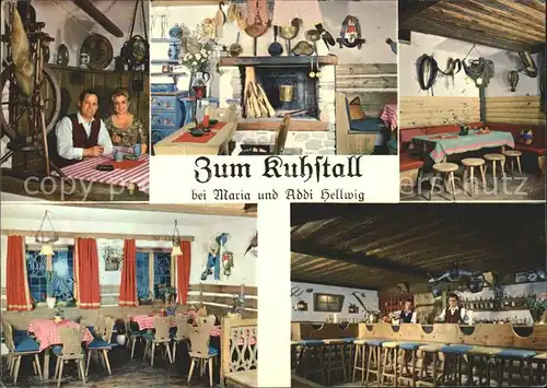 Reit Winkl Tanz  und Unterhaltungslokal Zum Kuhstall  Kat. Reit im Winkl