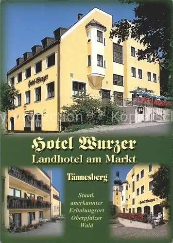 Taennesberg Hotel Wurzer Landhotel am Markt  Kat. Taennesberg