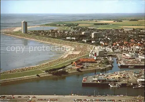 Buesum Nordseebad Fliegeraufnahme Kat. Buesum