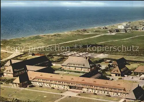 Westerland Sylt Nordseeklinik Fliegeraufnahme Kat. Westerland