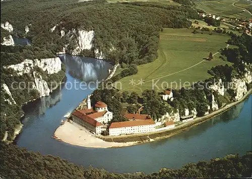 Kelheim Kloster Weltenburg Fliegeraufnahme Kat. Kelheim Donau
