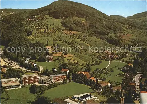 Sasbachwalden Kurkliniken Dr. Wagner Fliegeraufnahme Kat. Sasbachwalden