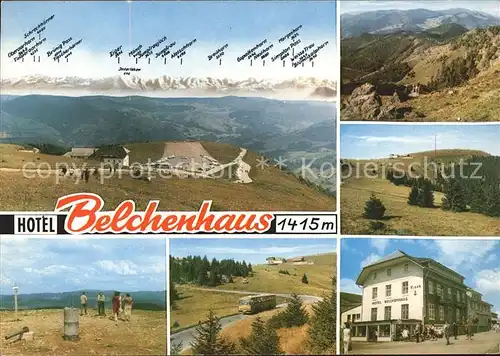 Belchen Baden Hotel Belchenhaus Panorama Schweizer Alpen Kat. Neuenweg