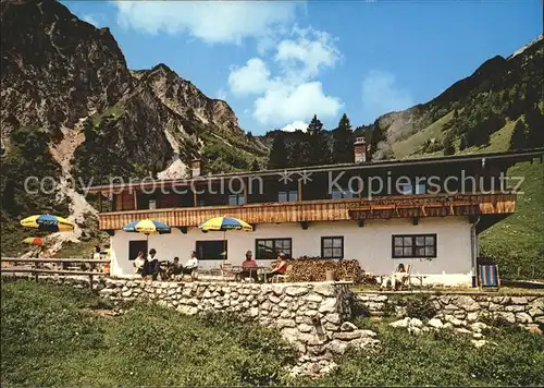 Schleching Berggasthaus Wuhrsteinalm am Geigelstein Kat. Schleching