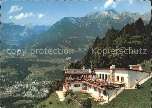 Obersalzberg Alpengasthof und Cafe Grafelhoehe Kat. Berchtesgaden