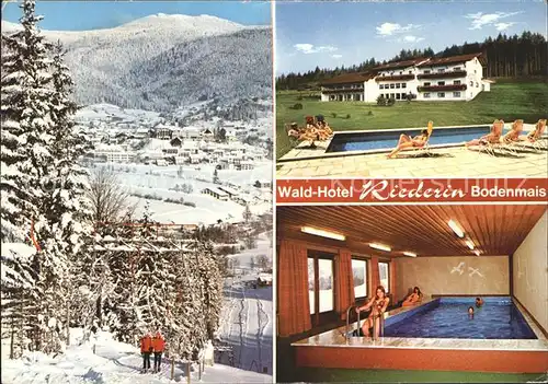 Bodenmais Wald Hotel Riederin Hallenbad Panorama Kat. Bodenmais