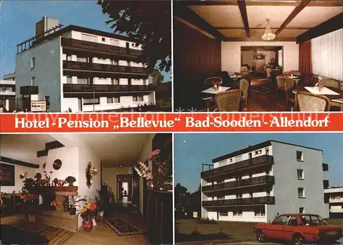 Bad Sooden Allendorf Hotel Pension Bellevue Gastraum Kat. Bad Sooden Allendorf