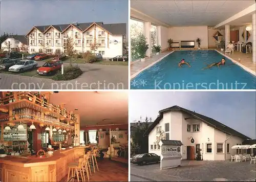 Diez Lahn Hotel Wilhelm von Nassau Bar Hallenbad Kat. Diez