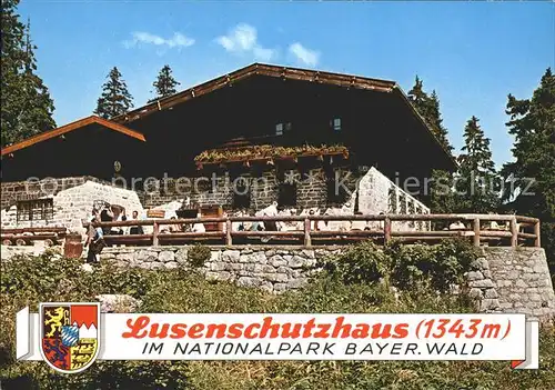 Neuschoenau Lusenschutzhaus im Nationalpark Bayer Wald Kat. Neuschoenau