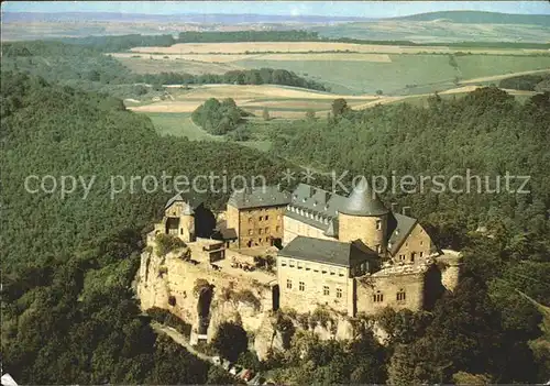 Edersee Schloss Waldeck Fliegeraufnahme Kat. Edertal