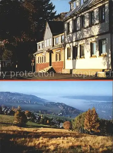 Klingenthal Vogtland Aschbergschaenke Panorama Kat. Klingenthal Sachsen