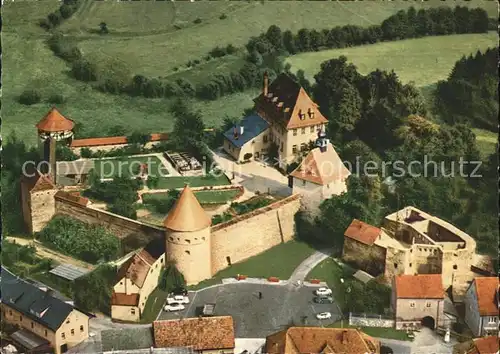 Hohenberg Eger Burg Hohenberg Burganlagen Fliegeraufnahme Kat. Hohenberg a.d.Eger