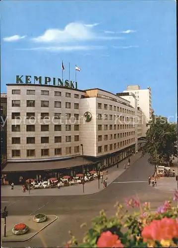 Berlin Kempinski Hotel Kat. Berlin