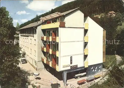 Wildbad Schwarzwald Hotel Pension Ladner Kat. Bad Wildbad