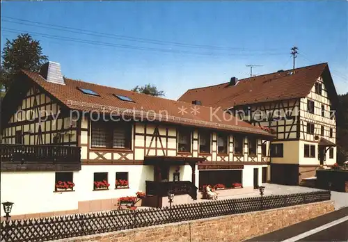 Leidersbach Gasthaus zur Rose Kat. Leidersbach