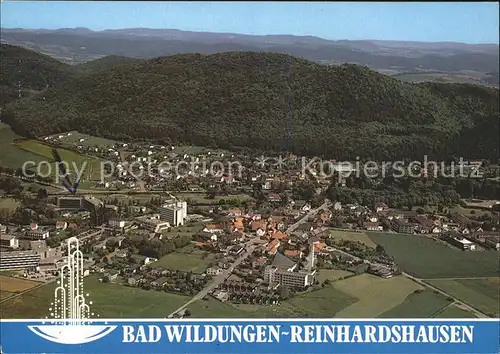 Reinhardshausen Bad Wildungen Fliegeraufnahme Kat. Bad Wildungen