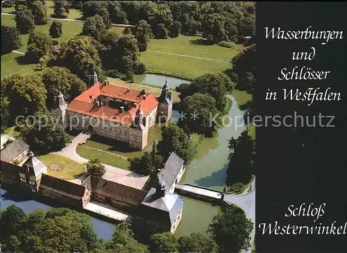 Ascheberg Westfalen Schloss Westerwinkel Fliegeraufnahme Kat. Ascheberg