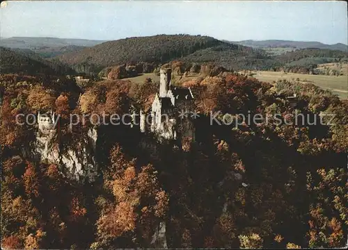 Eningen Achalm Schloss Lichtenstein Fliegeraufnahme / Eningen unter Achalm /Reutlingen LKR