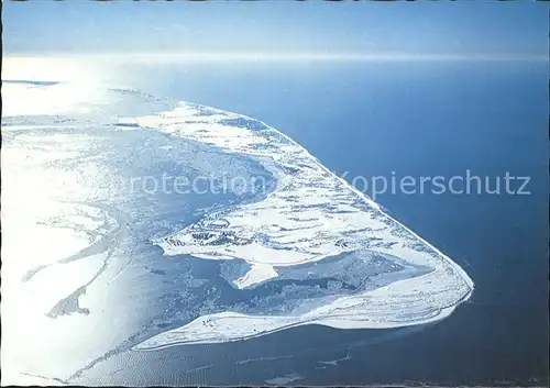 Sylt im Winter Fliegeraufnahme Kat. Sylt Ost