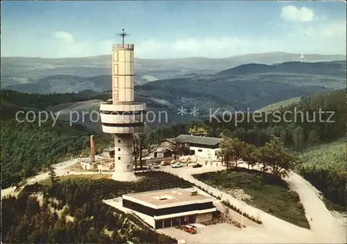 Bad Sachsa Harz Hotel Berghof Ravensberg mit Aussichtsturm Fliegeraufnahme Kat. Bad Sachsa