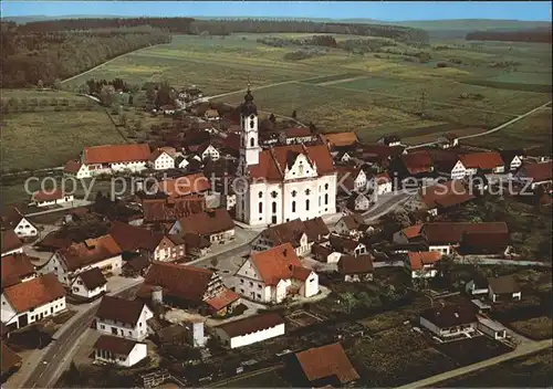 Bad Schussenried Wallfahrtskirche Steinhausen Fliegeraufnahme Kat. Bad Schussenried