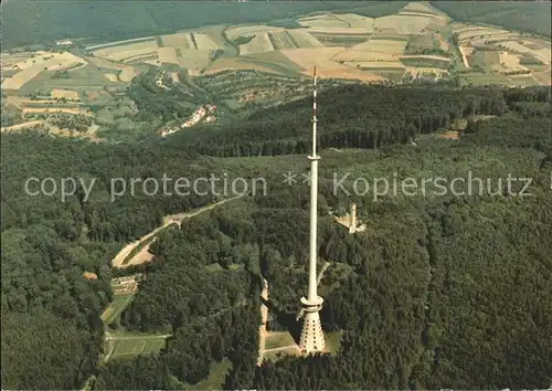 Dannenfels Donnersberg Fernsehturm Ludwigsturm Fliegeraufnahme Kat. Dannenfels