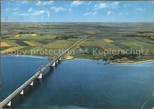 Burg Fehmarn Fliegeraufnahme Fehmarnbruecke Kat. Fehmarn