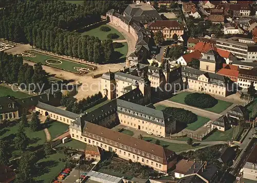 Schwetzingen Schloss mit Schlossgarten Fliegeraufnahme Kat. Schwetzingen