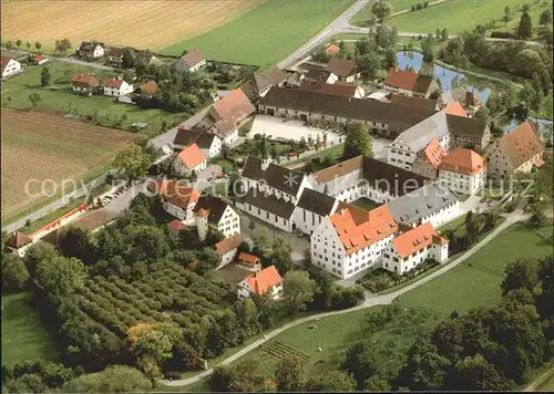 Heiligkreuztal Kloster Heiligkreuztal Fliegeraufnahme Kat. Altheim