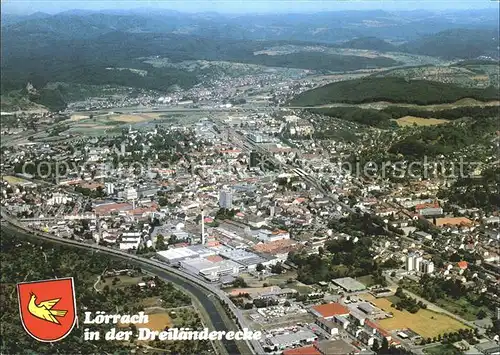 Loerrach Fliegeraufnahme Kat. Loerrach