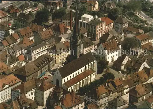 Radolfzell Bodensee Muenster Ulf Fliegeraufnahme Kat. Radolfzell am Bodensee