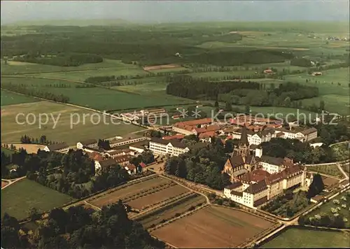 St Ottilien Eresing Erzabtei Fliegeraufnahme / Eresing /Landsberg Lech LKR