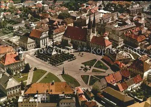 Altoetting Kapellplatz Fliegeraufnahme Kat. Altoetting