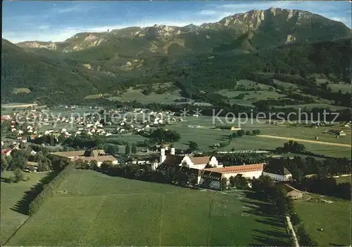 Benediktbeuern mit Salesianerkloster und Benediktenwand Kat. Benediktbeuern