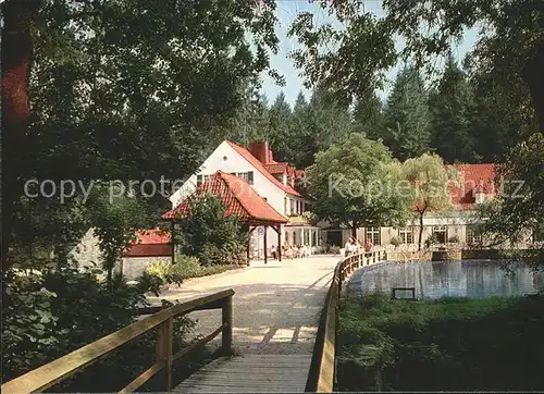 Bad Meinberg Waldhotel Silbermuehle Kat. Horn Bad Meinberg